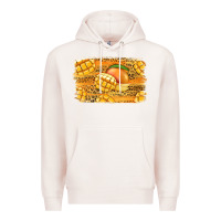 Pale Pink Mango Background Premium Hoodie - Jasminsmagicworld