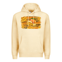 Pina Colada Mango Background Premium Hoodie - Jasminsmagicworld