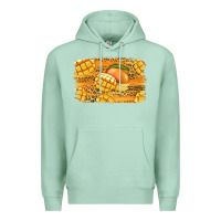 Seafoam Mango Background Premium Hoodie - Jasminsmagicworld