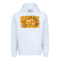 White Mango Background Premium Hoodie - Jasminsmagicworld