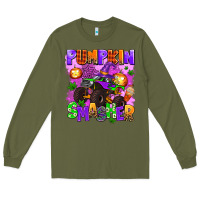 Army Green pumpkin smasher Long Sleeve Tee - AdoDesignShop