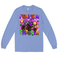 Colony Blue pumpkin smasher Long Sleeve Tee - AdoDesignShop