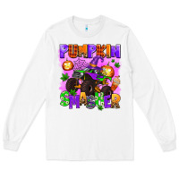White pumpkin smasher Long Sleeve Tee - AdoDesignShop