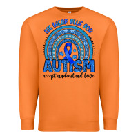 Carrot we wear blue for autism accept understand love Premium Sweatshirt - Artiststas