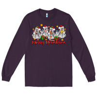 Plum merry christmas pantasmas ghost christmas Long Sleeve Tee - Zillion Design Studio