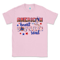 Bubblegum Pink American heart southern soul Classic Tee - texasbilliewilder