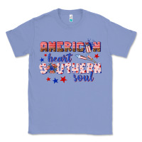 Colony Blue American heart southern soul Classic Tee - texasbilliewilder