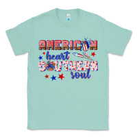 Seafoam American heart southern soul Classic Tee - texasbilliewilder