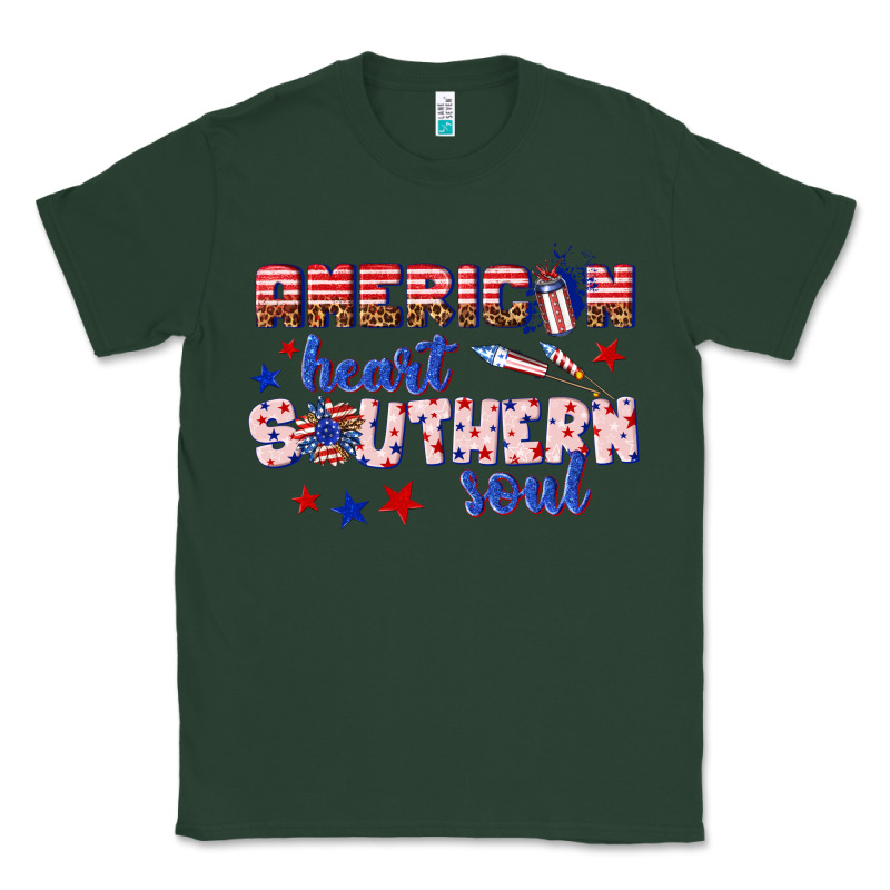 American Heart Southern Soul Classic Tee by texasbilliewilder | Teevron