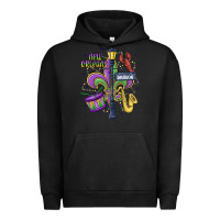 Pigment Black new orleans mardi gras streets Urban Hoodie - MaliasSmallBusiness