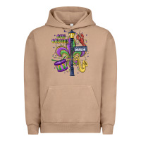 Pigment Burro new orleans mardi gras streets Urban Hoodie - MaliasSmallBusiness
