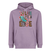 Lavender live on the edge ice skating Heavyweight Hoodie - FaDigitalArtStudio