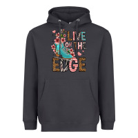 Smoke live on the edge ice skating Heavyweight Hoodie - FaDigitalArtStudio