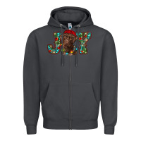Smoke labrador retriever christmas joy Zipper Hoodie - RanaPortraitStore
