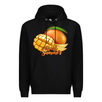 Black Mango Tropical Summer Premium Hoodie - Jasminsmagicworld