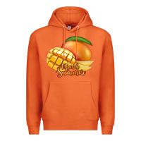 Carrot Mango Tropical Summer Premium Hoodie - Jasminsmagicworld