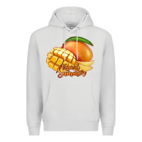 Dove Grey Mango Tropical Summer Premium Hoodie - Jasminsmagicworld