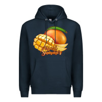 Navy Mango Tropical Summer Premium Hoodie - Jasminsmagicworld