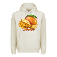 Oatmeal Heather Mango Tropical Summer Premium Hoodie - Jasminsmagicworld