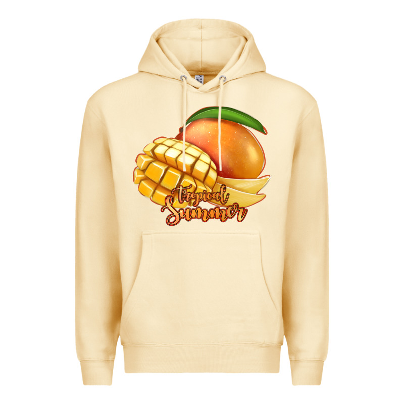 Mango Tropical Summer Premium Hoodie by Jasminsmagicworld | Teevron