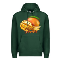 Sports Green Mango Tropical Summer Premium Hoodie - Jasminsmagicworld
