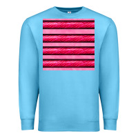 Ocean Blue valentines day zebra stripes seamless pattern Premium Sweatshirt - BundleAndBundleShop