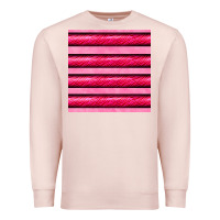 Pale Pink valentines day zebra stripes seamless pattern Premium Sweatshirt - BundleAndBundleShop