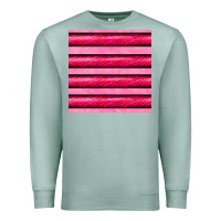 Seafoam valentines day zebra stripes seamless pattern Premium Sweatshirt - BundleAndBundleShop