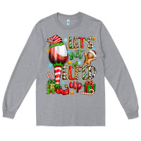 Heather Grey let's get elfed up Long Sleeve Tee - Zillion Design Studio