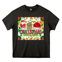 Asphalt Christmas Vibes Heavy Core Tee - CowhideDigitalArt