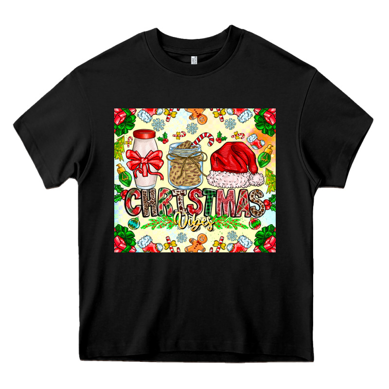 Christmas Vibes Heavy Core Tee by CowhideDigitalArt | Teevron