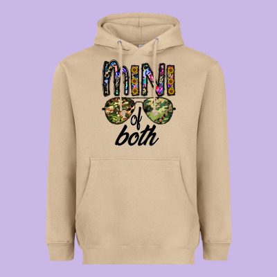 Mini Of Both Heavyweight Hoodie Designed By Cowhidedigitalart