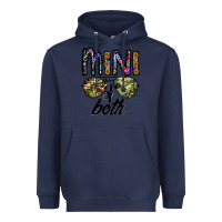 Navy mini of both Heavyweight Hoodie - CowhideDigitalArt