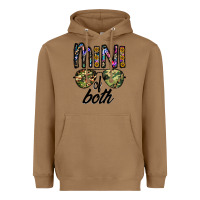 Toasted Coconut mini of both Heavyweight Hoodie - CowhideDigitalArt