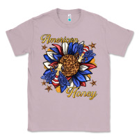 Lilac American honey with bee Classic Tee - texasbilliewilder