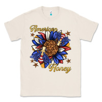 Natural American honey with bee Classic Tee - texasbilliewilder