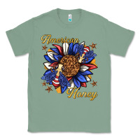 Sage American honey with bee Classic Tee - texasbilliewilder