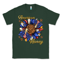 Sports Green American honey with bee Classic Tee - texasbilliewilder