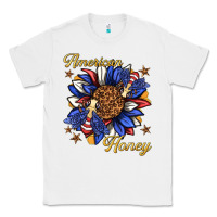 White American honey with bee Classic Tee - texasbilliewilder
