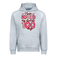 Heather Grey i have loved my students 100 days Urban Hoodie - MaliasSmallBusiness