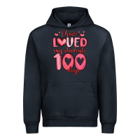 Navy i have loved my students 100 days Urban Hoodie - MaliasSmallBusiness