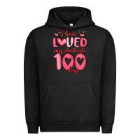 Pigment Black i have loved my students 100 days Urban Hoodie - MaliasSmallBusiness