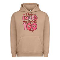 Pigment Burro i have loved my students 100 days Urban Hoodie - MaliasSmallBusiness