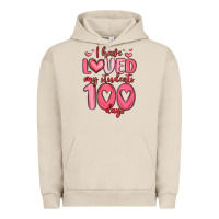 Pigment French Oak i have loved my students 100 days Urban Hoodie - MaliasSmallBusiness