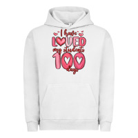 Pigment Lunar Rock i have loved my students 100 days Urban Hoodie - MaliasSmallBusiness