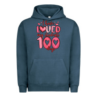 Pigment Midnight Navy i have loved my students 100 days Urban Hoodie - MaliasSmallBusiness