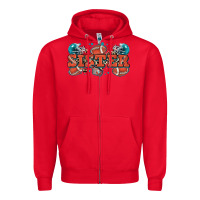 Red sister American football Zipper Hoodie - Zillion Design Studio