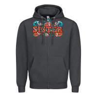 Smoke sister American football Zipper Hoodie - Zillion Design Studio