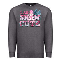 Charcoal Heather i am snow cute Premium Sweatshirt - AdoDesignShop