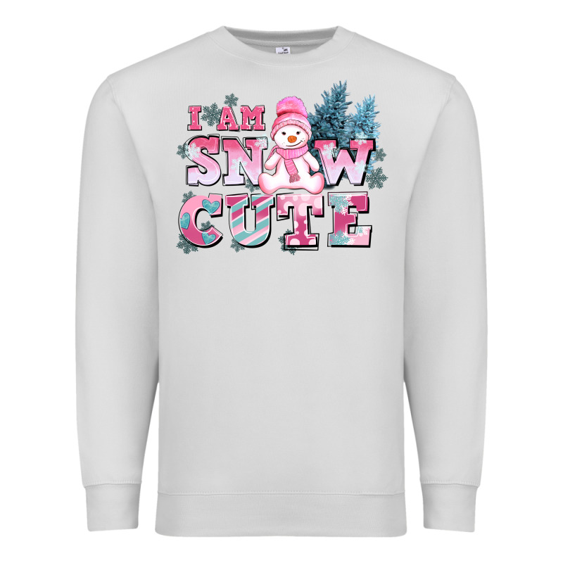 I Am Snow Cute Premium Sweatshirt by AdoDesignShop | Teevron